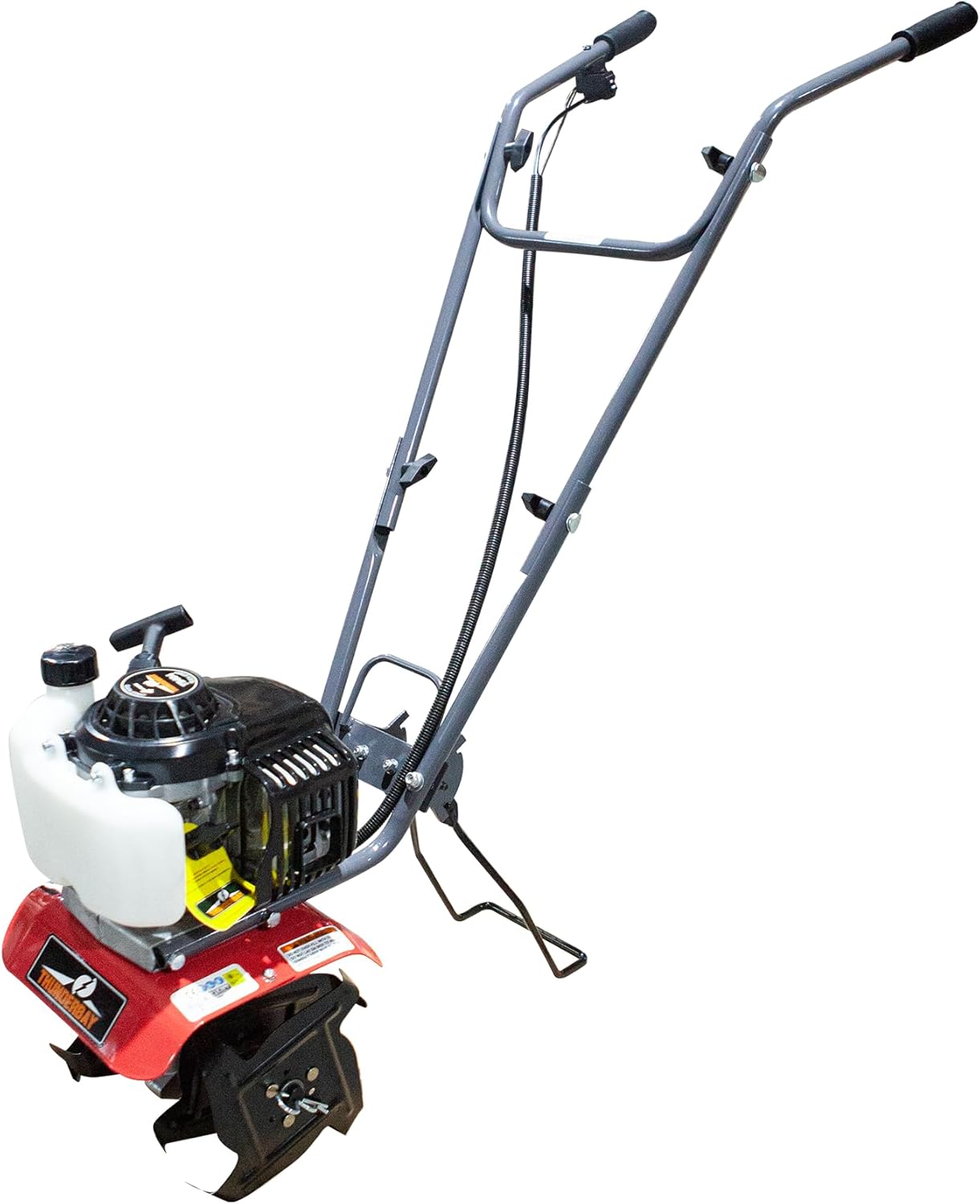 Thunderbay Cultivator 2Cycle 52cc Gas Powered Tiller w/Adjustable 4 Steel Tines Small Rototiller