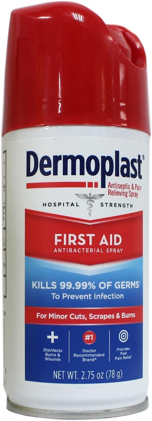 Dermoplast Dermoplast Pain Relieving Antibacterial Spray, 2.75 oz (Pack of 3)