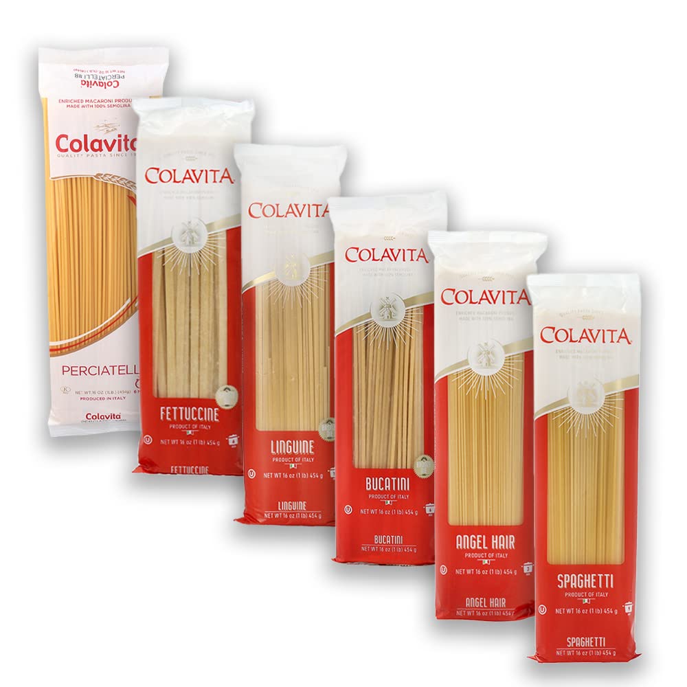 Colavita Long-Cut Variety Pack Pasta Pack of 6 Bag