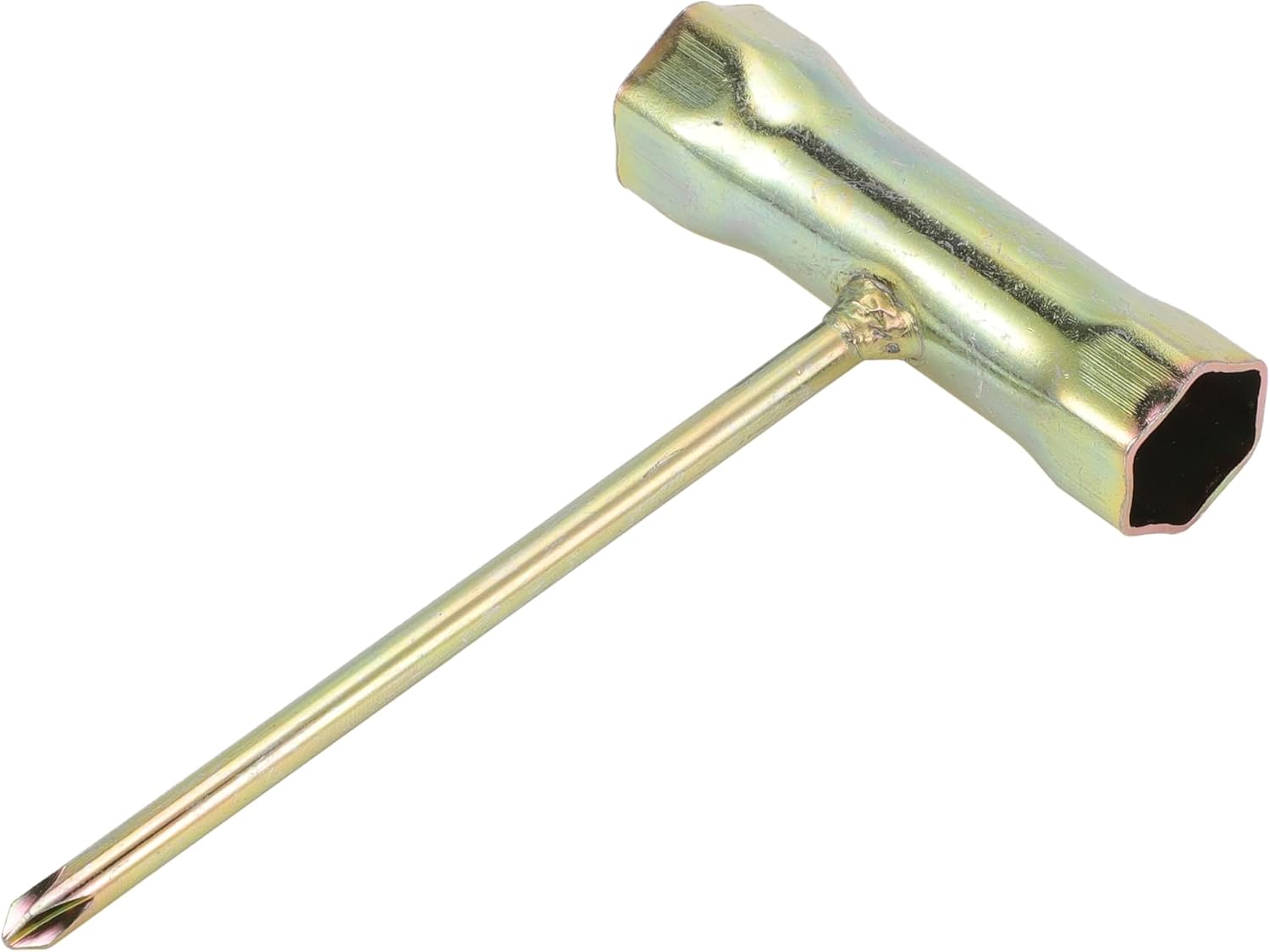 HEROFFIX 1 Pcs T Type Spark Plug Socket Wrench Durable Spanner Socket Remover 10.8x7.3cm High Carbon Steel Hexagon 17mm 19mm for Car Motorcycle Lawn Mower