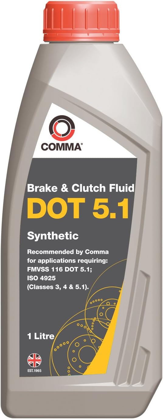 Comma BF51L 1L Dot 5.1 Synthetic Brake Fluid