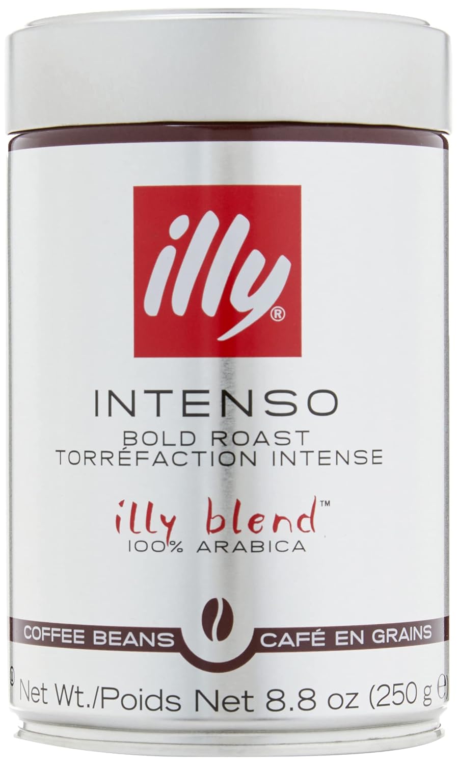 illy - Whole Bean Coffee - Bold Roast - 8.8 oz (250g) - Case Pack of 6