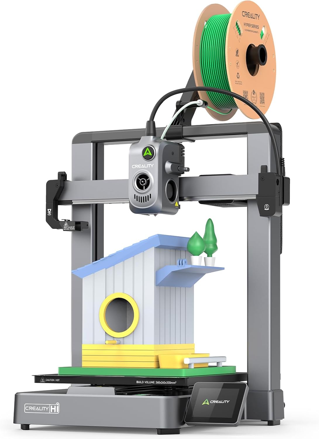 Creality Hi (A) 3D Printer, Multi Color Printing (Need CFS), Max 500mm/s High Printing Speed,Auto Leveling, Print Size 260 * 260 * 300mm