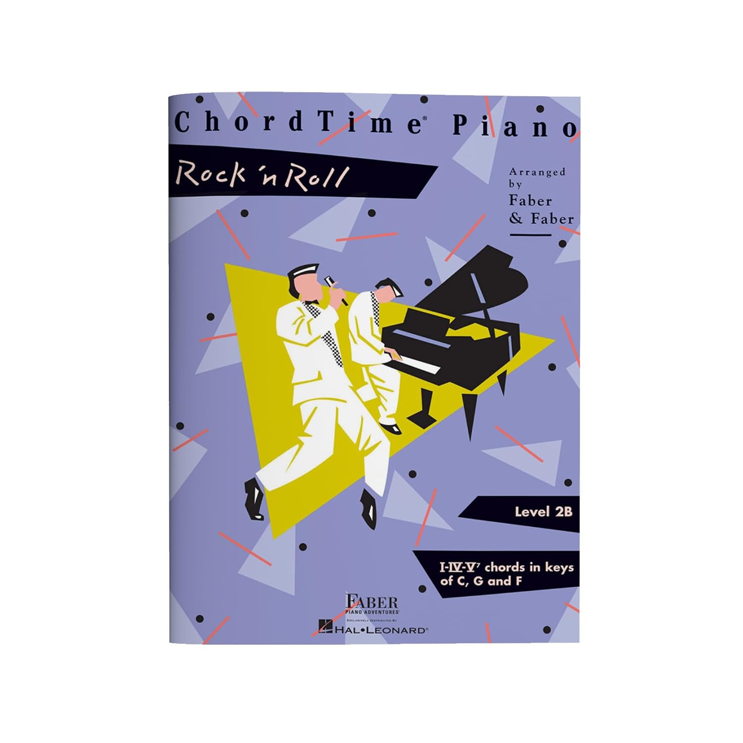 ChordTime Piano Rock 'n' Roll – Level 2B | Early Intermediate Piano Sheet Music for Students, Kids and Teens | Rock and Roll Favorites with Chords and Fingering | Faber Piano Adventures Songbook