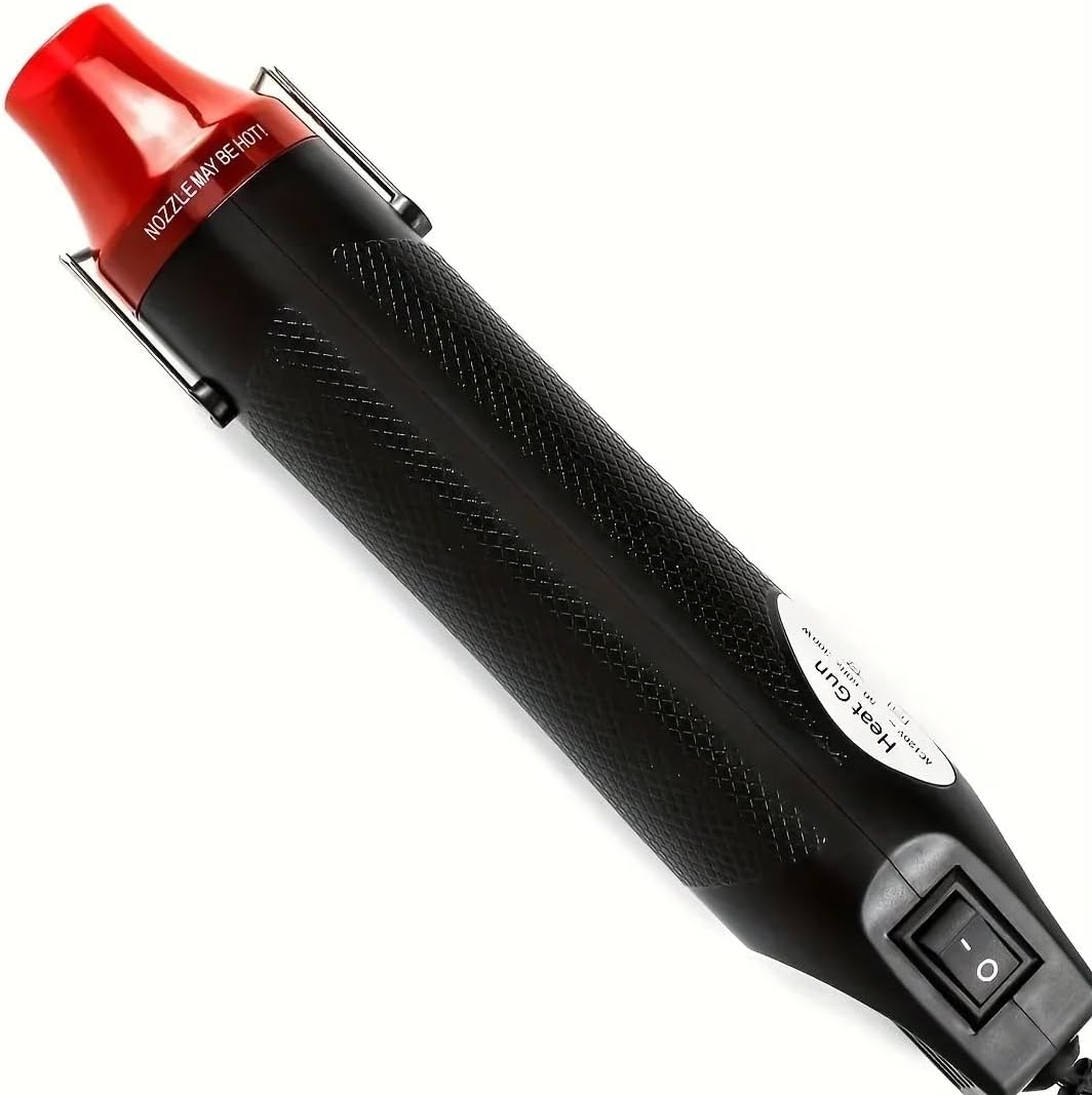 Shinekoo Handheld Hot Air Gun, Mini Multi Function Electrical Heat Tool, 300W Portable Heat Gun for DIY Crafts Shrink Wrapping, Plastic, Fabric, PVC