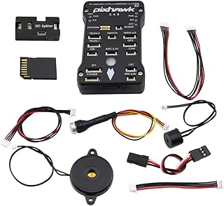 Pixhawk PX4 PIX 2.4.8 Flight Controller 32 Bit Flight Control Board I2C Splitter Expand Module Buzzer Safety Switch 4GB SD Card for FPV Quadcopter Multirotor Drone