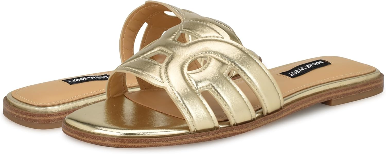 Nine West Women's Geena Flat Sandal