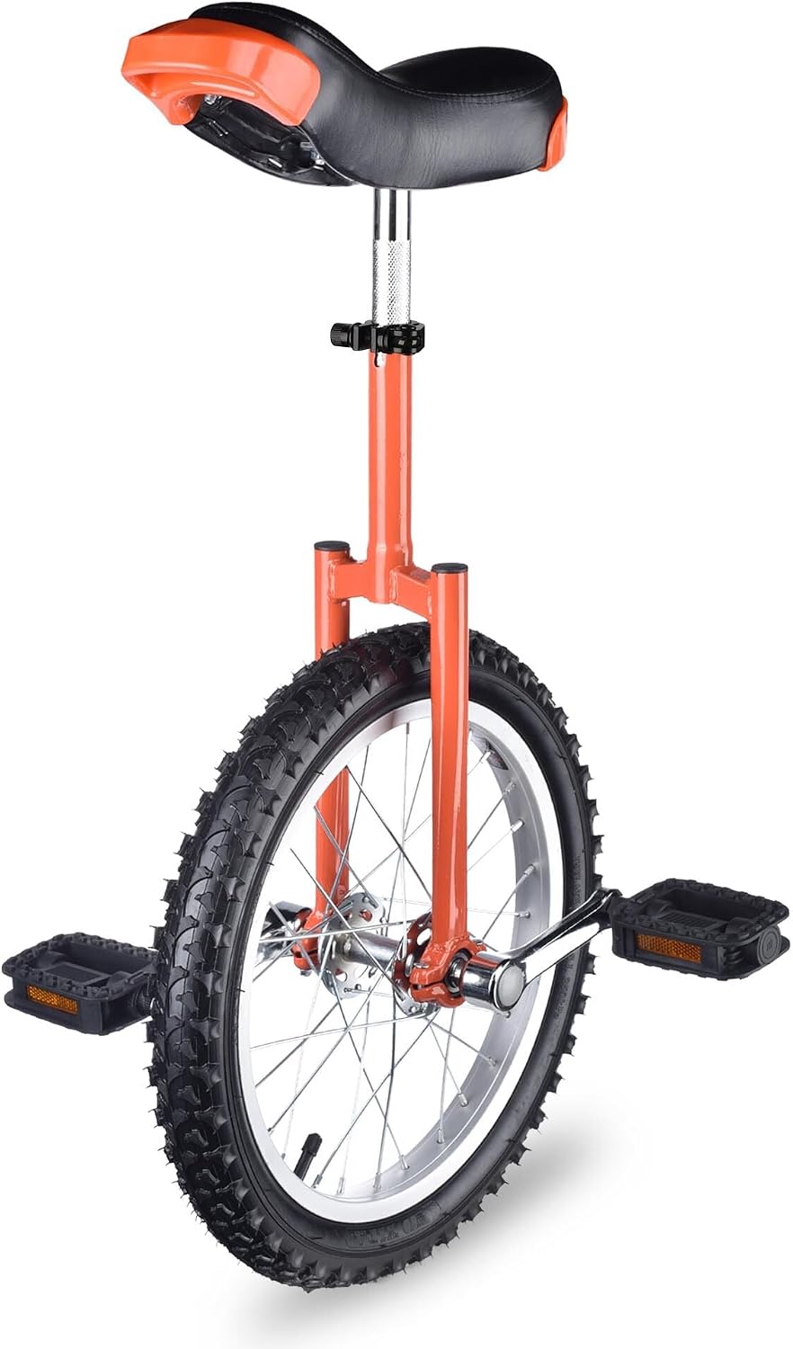 AW 16/18/20/24 Inch Wheel Outdoor Unicycle Adjustable Seat Exercise Bicycle | Fit Adults Kids Outdoor Sports Fitness Exercise, Various colors For Choice