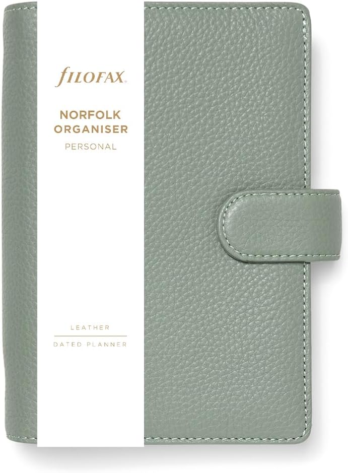 Filofax Personal Norfolk Organiser - sage