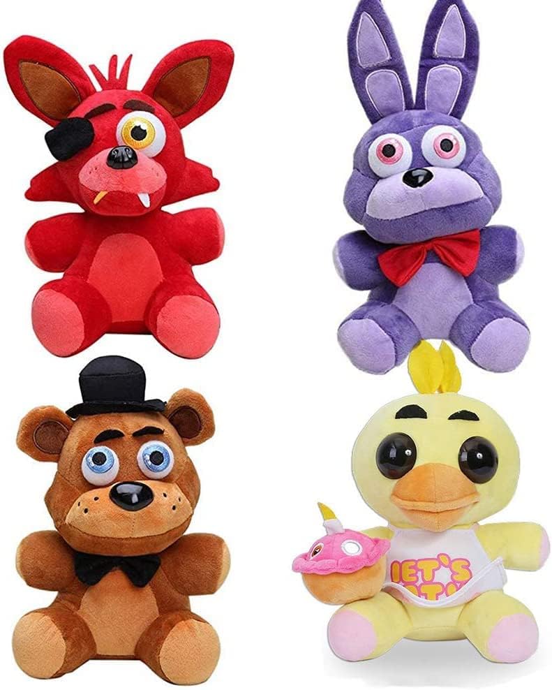 FNAF Plush Set - FNAF Security Breach Plushies for Game Fans (Classic)