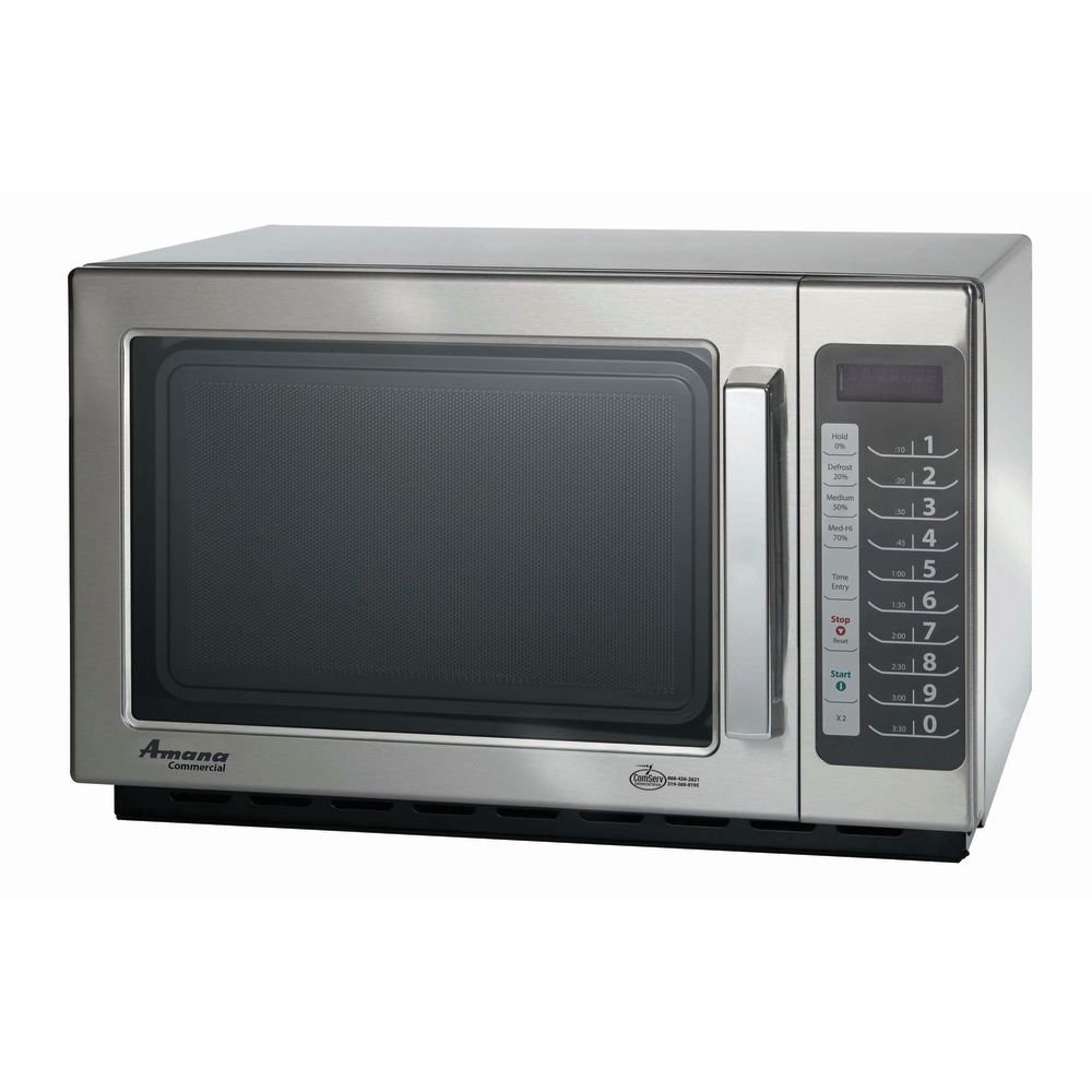AMANA RCS10TS Medium-Duty Microwave Oven, 1000W