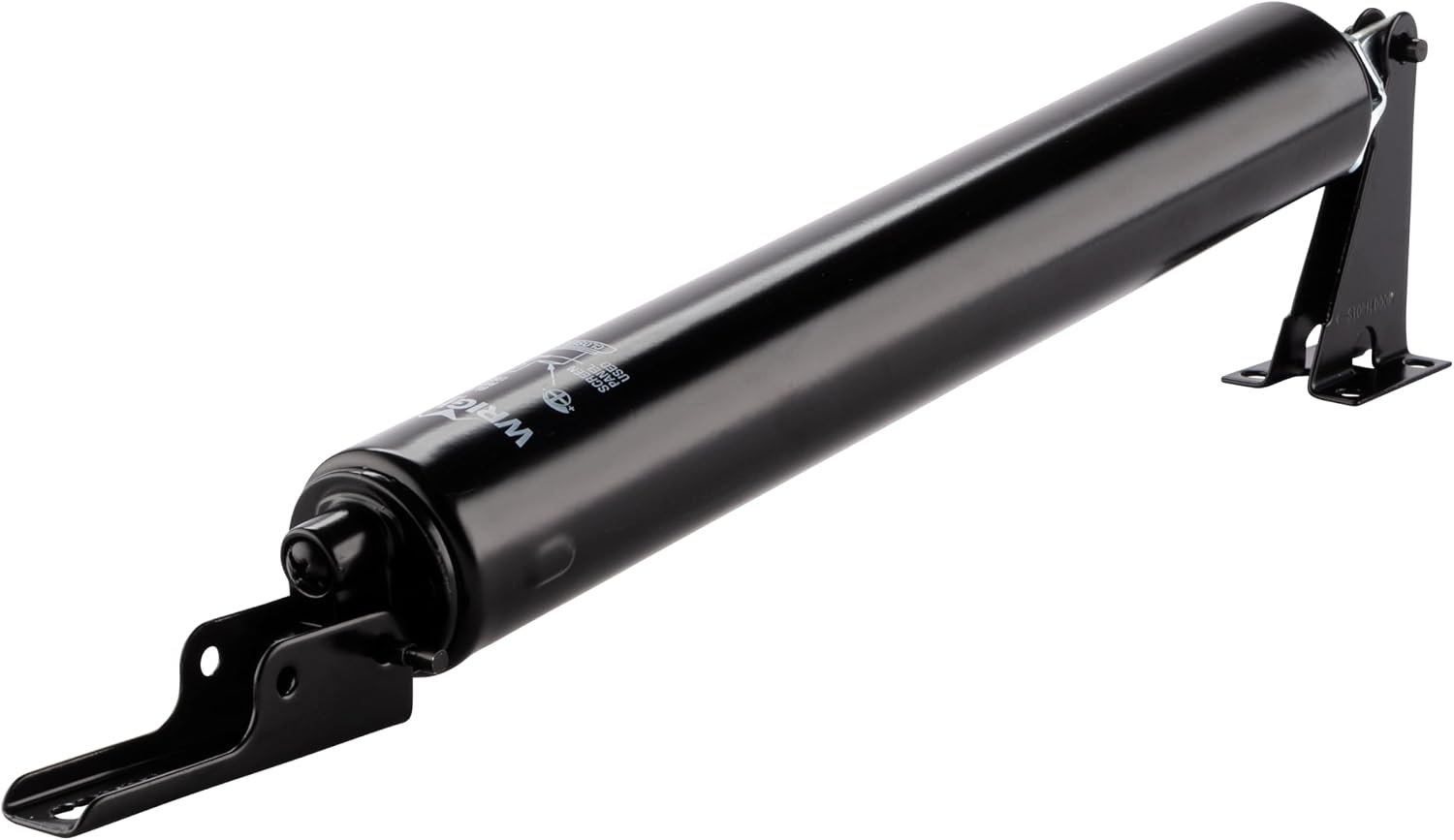 Wright Products Heavy-Duty Pneumatic Storm Door Closer – Durable, Adjustable, Quiet-Closing with Hold-Open Feature (Transitional, Black)