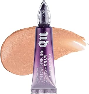 Urban Decay Anti-Aging Eyeshadow Primer Potion, Nude Eye Primer, Improves Look of Fine Lines & Texture, Smooths & Preps Eyelid Base for Vibrant Color, Crease-free Eye Makeup Looks, Vegan
