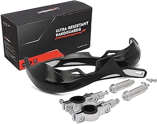JFG RACING Dirt Bike Handguards,7/8'' and 1 1/8'' Handlebar Motorcycle Hand Guards Accessories Universal for Dirtbike Snowmobile ATV Motocross Enduro Pit Bike MX Off Road -Black