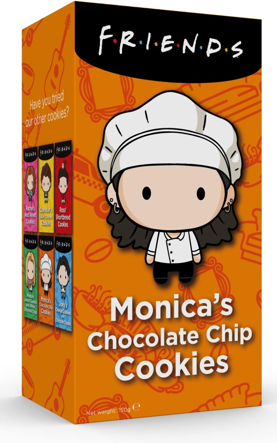 USA Friends Cookie Bundle 1 Of Each Pack - Rachel, Ross, Phoebe, Chandler, Monica & Joey