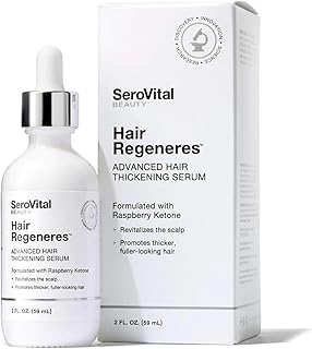 Serovital Advanced Hair Thickening Serum – Revitalize Scalp – Hair Loss Treatment – Scalp Serum Drops – Strengthen Hair- 2 Fluid Oz