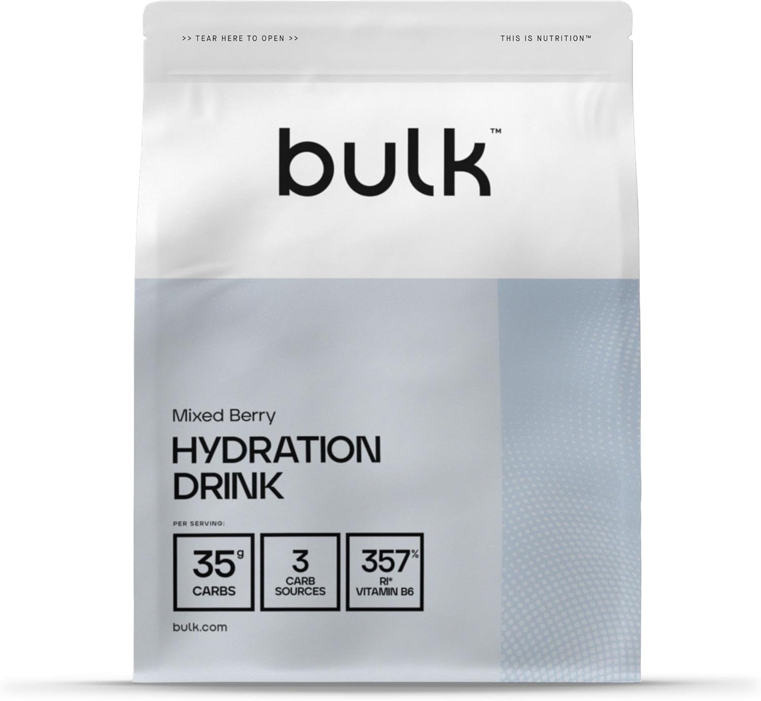 Bulk Hydration Powder, Sports Drink, Mixed Berry, 500 g, Packaging May Vary