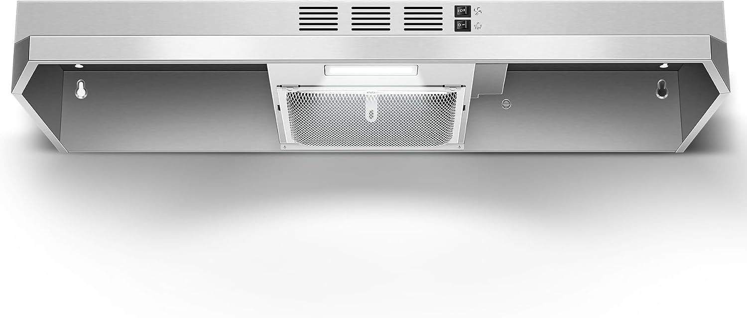 Range Hood 36 inch Under Cabinet, Ducted/Ductless Kitchen Hood