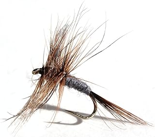 Adams Assortment Trout Fishing Flies (1-Dozen) Black