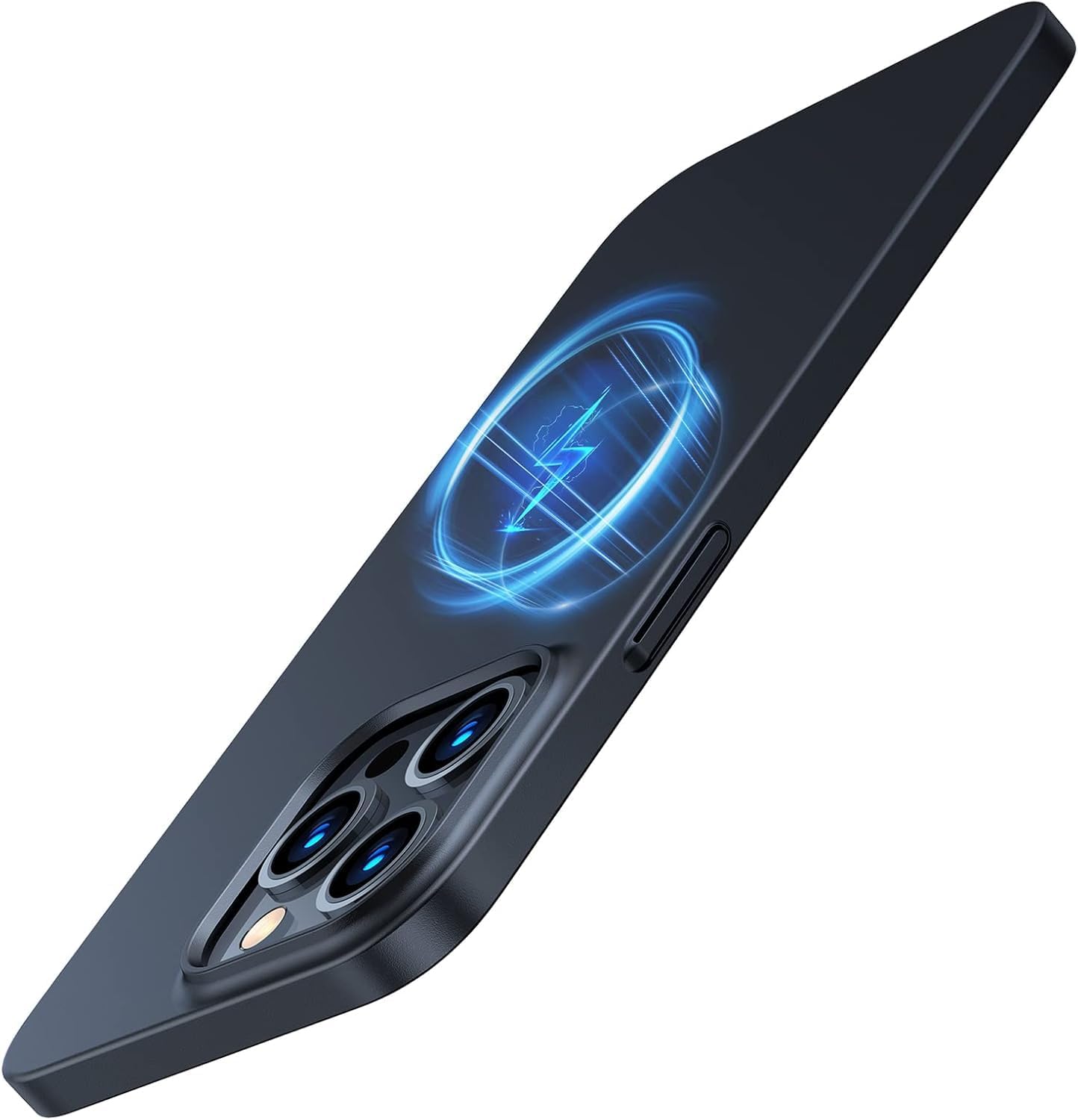 TORRAS for iPhone 15 Pro Case with MagSafe, Light Slim but Sturdy, Velvety Touch and Elegant Look, Thin to Invisible, Protective Hard Anti-Scratch Magnetic for iPhone 15 Pro Cover, Matte Black