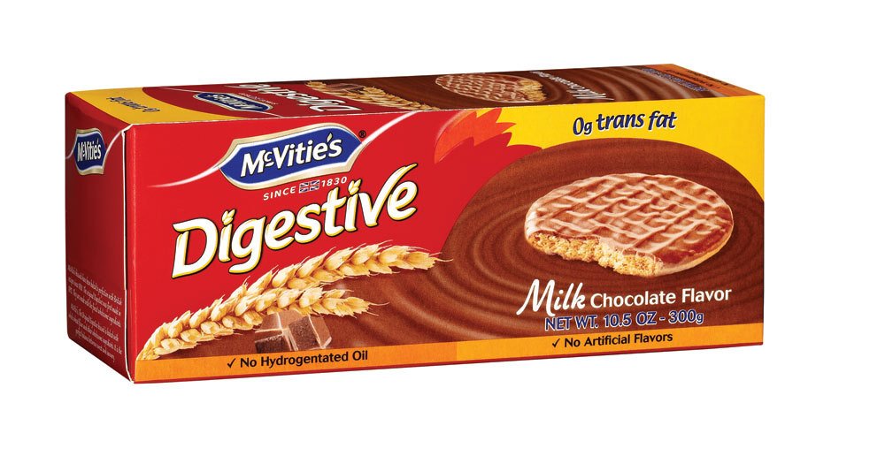 MCVITIES: Crackers Digestive Milk Chocolate, 10.5 oz (Pack of 12)