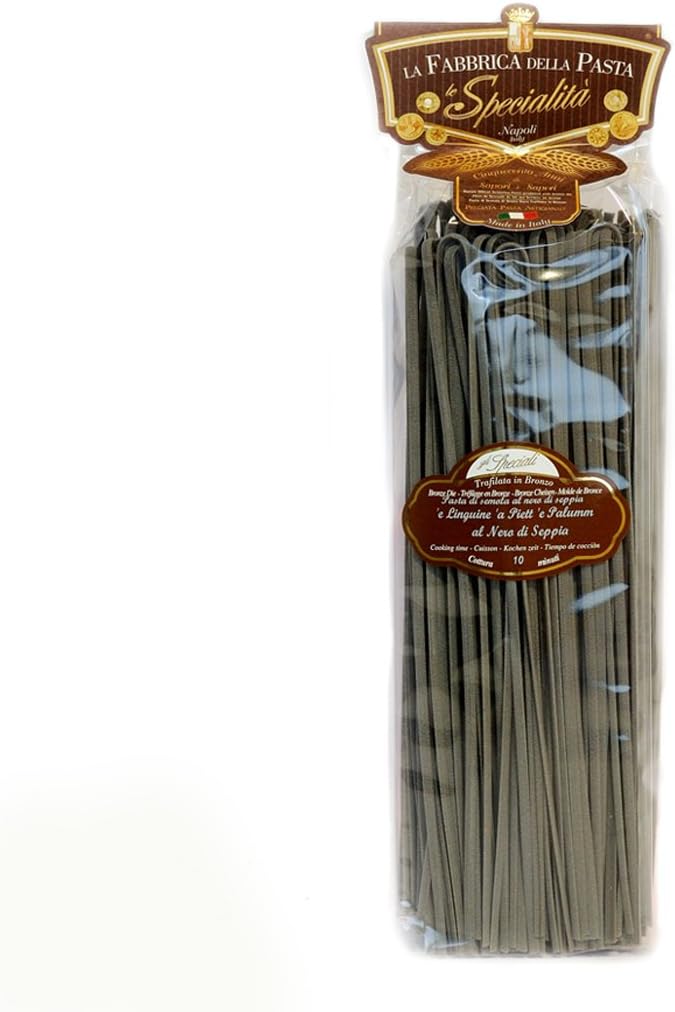 Linguine black squid ink pasta 500gr