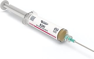 MG Chemicals - 8341-10ML 8341 No Clean Flux Paste, 10 milliliters Pneumatic Dispenser (Complete with Plunger & Dispensing Tip)