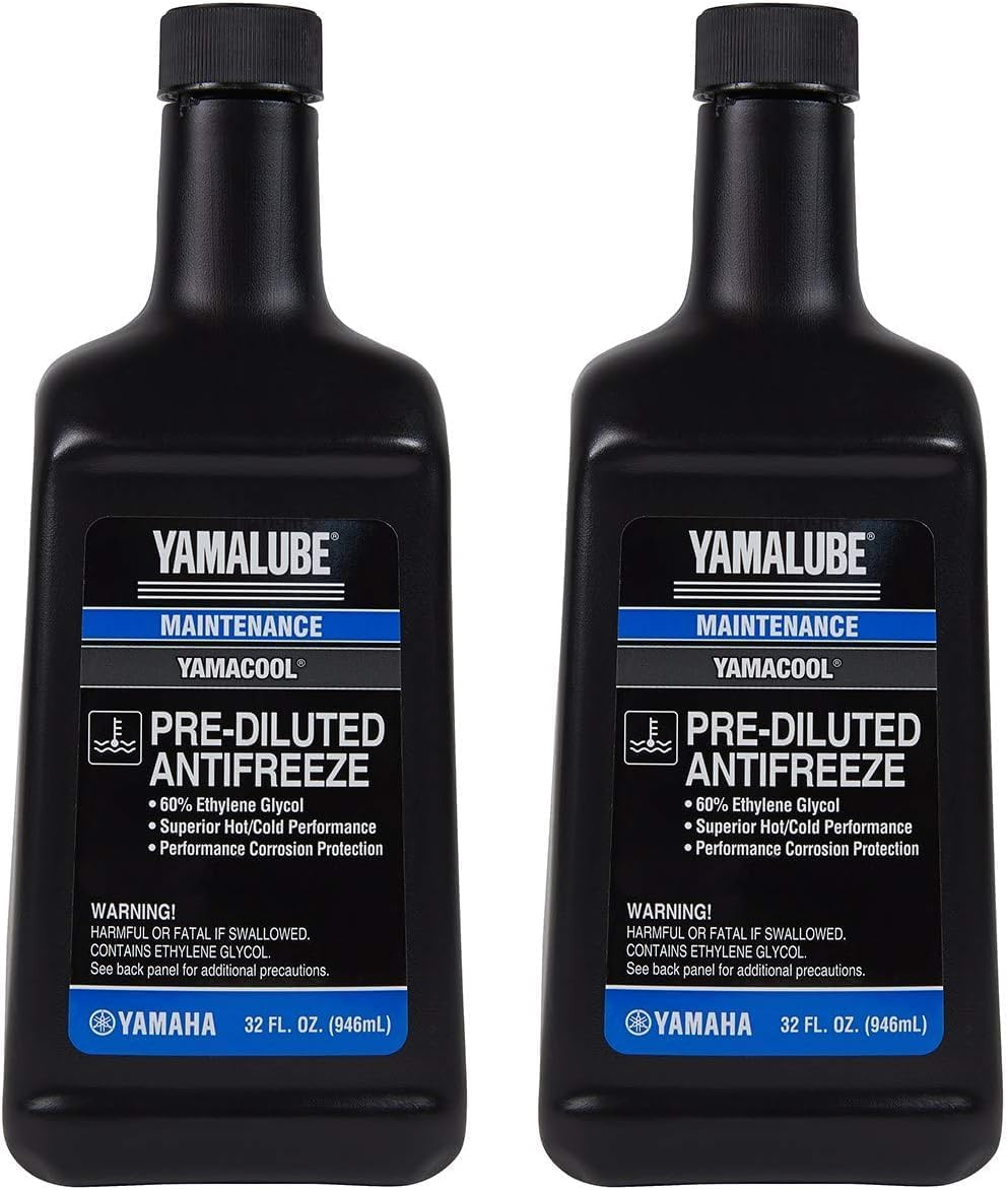 Yamaha Original OEM Yamalube ACC-YAMAC-BL-32 Pre Diluted Antifreeze Yamalube OEM - (2) Quarts