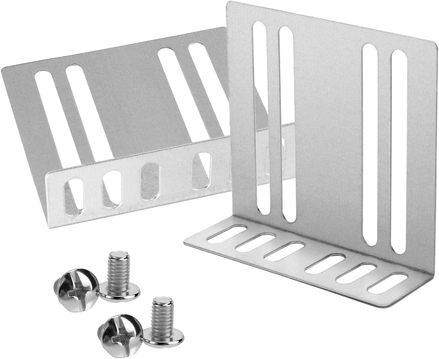 Lyreh Double DIN Installation Kit, Universal Car Stereo Radio Metal Mounting Bracket Car Audio & Video Dash Mounting Frame W/Screws for Auto Audio Accessories