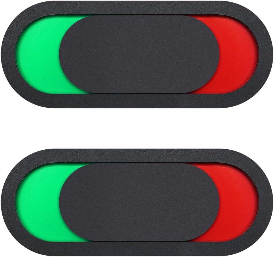 Garneck 2Pcs Practical Vacant Occupied Sign - Red and Green Sign Indicator No Words for Bathroom Office Home Restroom Conference Hotel Hospital