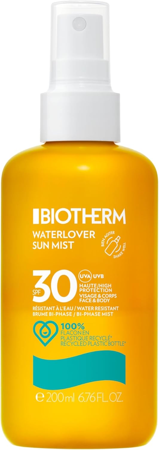 Biotherm Unisex BIOTHERM WATERLOVER SPRAY SPF30 200ML, Black, Only UK