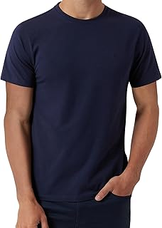 DKNY Mens T-Shirts - Luxury Men's T-Shirts | Classic Fitted Short Sleeve Crew Neck T-Shirts for Men | Plain Tshirts for Men