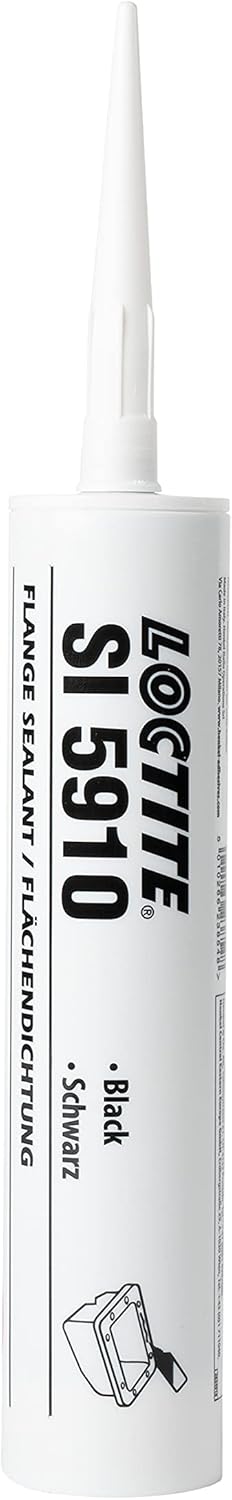 LOCTITE SI 5910, Silicone for Sealing Flexible Flanges, Oil-Resistant Glue Sealant Based on Silicone, Silicone Adhesive for Housing Covers and Oil Pans, 300ml