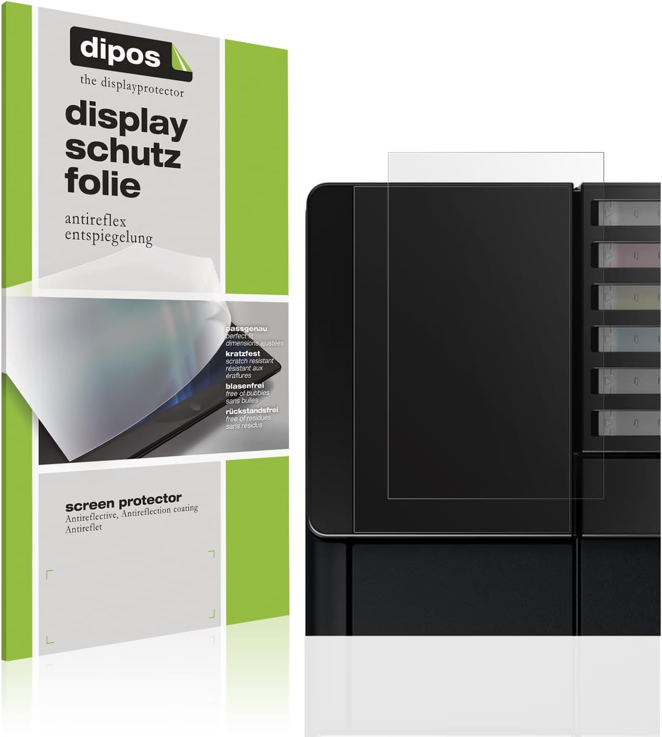 dipos I 2x Screen Protector matte compatible with Epson EcoTank ET-8550 Protection Films
