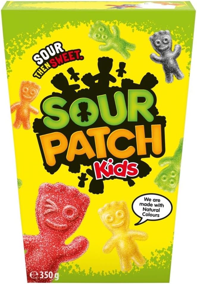 Sour Patch Kids Assortment, Soft & Chewy Sour Then Sweet Candies, 350 g (Pack of 1)