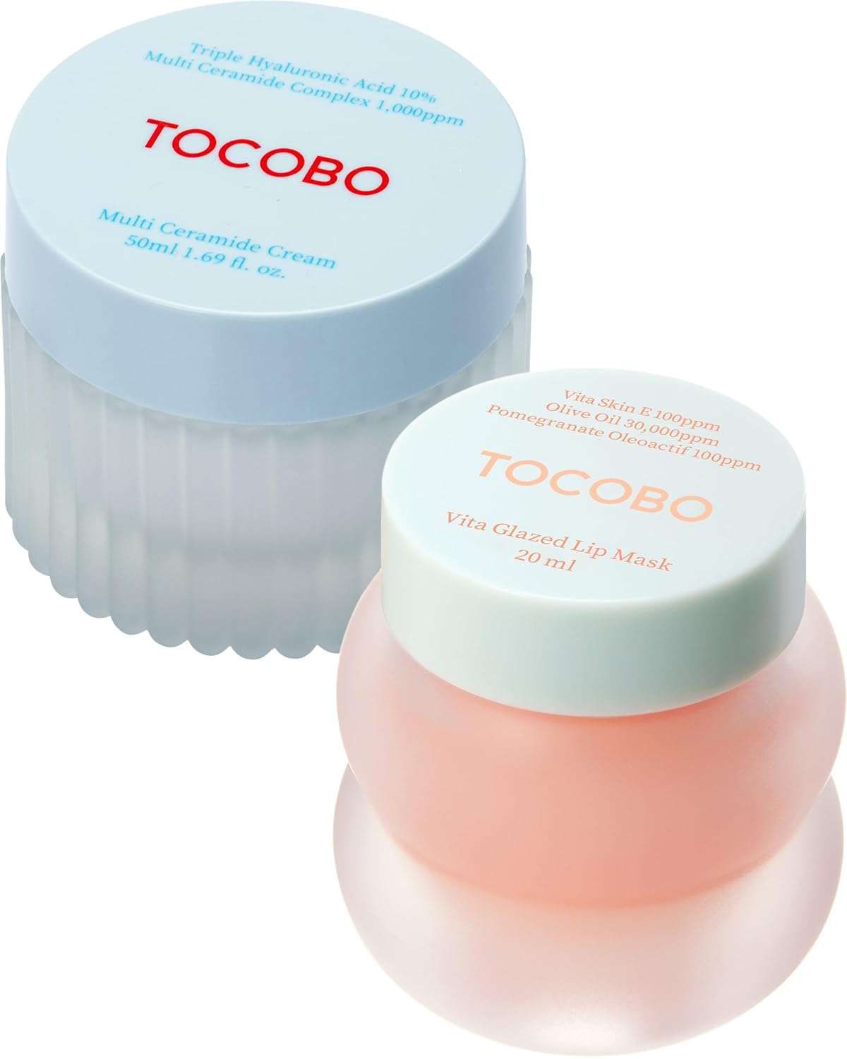 TOCOBO Vita Glazed Lip Mask + Multi Ceramide Cream Bundle