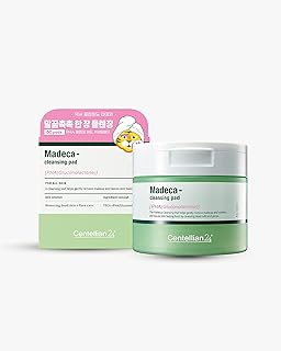 Centellian 24 Cleansing Pad (60 counts) - Water Proof Makeup Remover Cleansing Face Wipes by Dongkook. Korean Gentle, Exfoliating Daily Cleanser for Sensitive Skin.