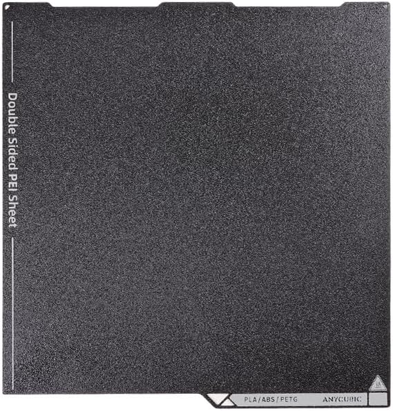 ANYCUBIC PEI Spring Steel, Easy Model Removal, High Resilience, Strong Elasticity, Scratch-Resistant for Kobra 3、Kobra 3 Combo,Kobra 3 V2,Kobra 3 V2 Combo