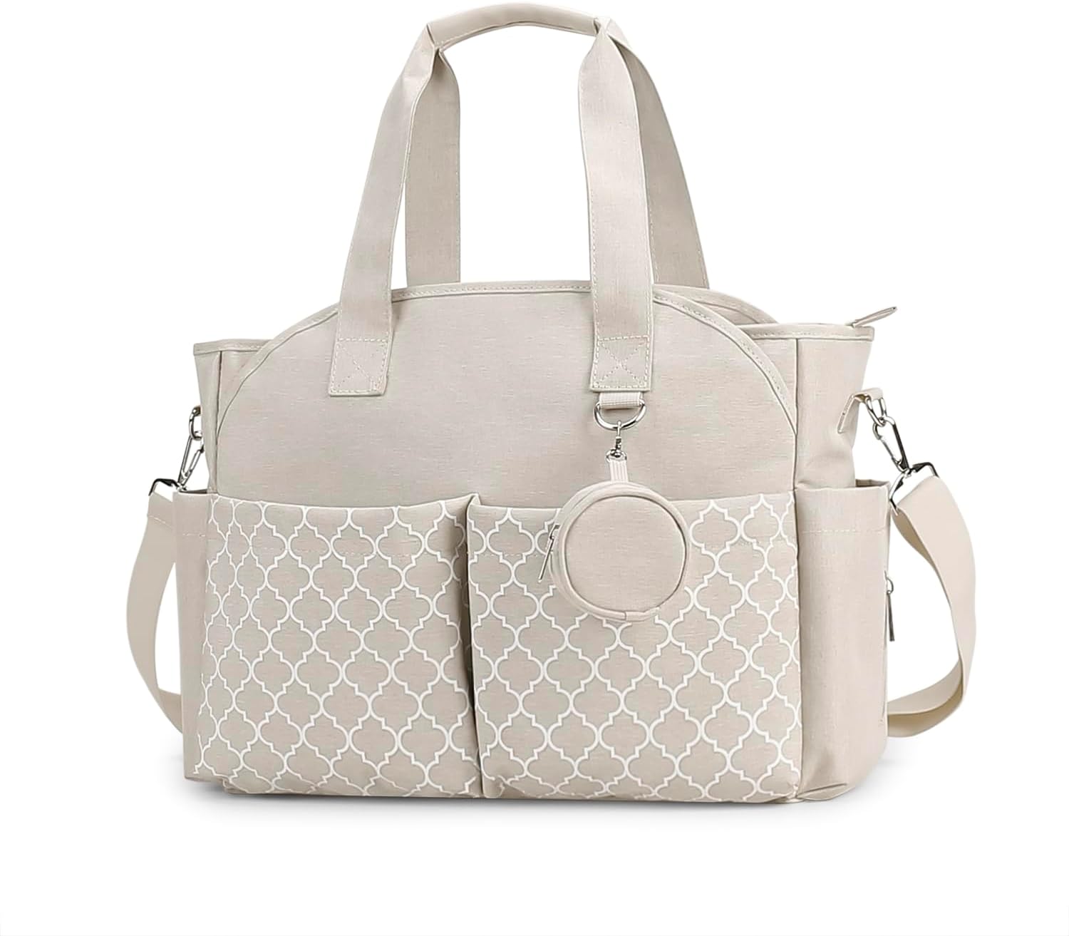 Lmbabter Diaper Bag Tote with Changing Station Upgrade Multi-Function Baby Bag with Adjustable Shoulder Strap