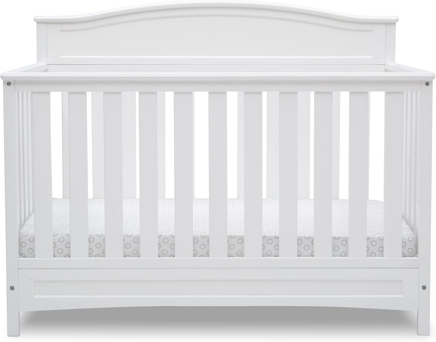 Delta Children Emery 4-in-1 Convertible Baby Crib - Greenguard Gold Certified, White