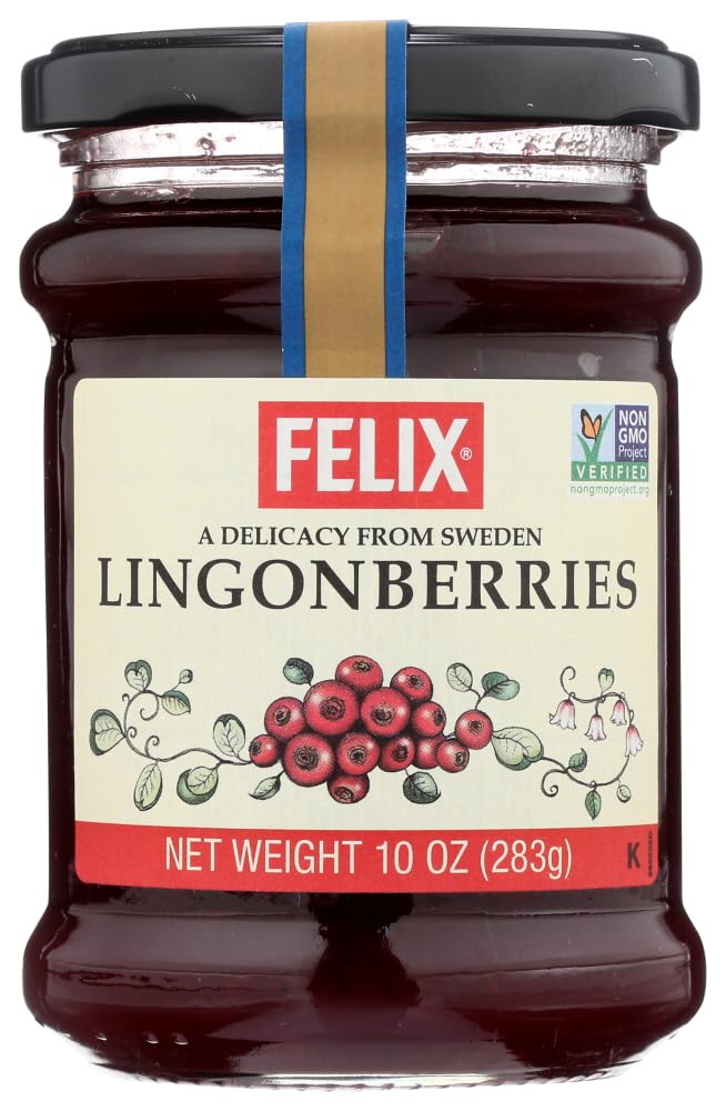 Felix Lingonberries - 10 Ounces (Pack of 4)