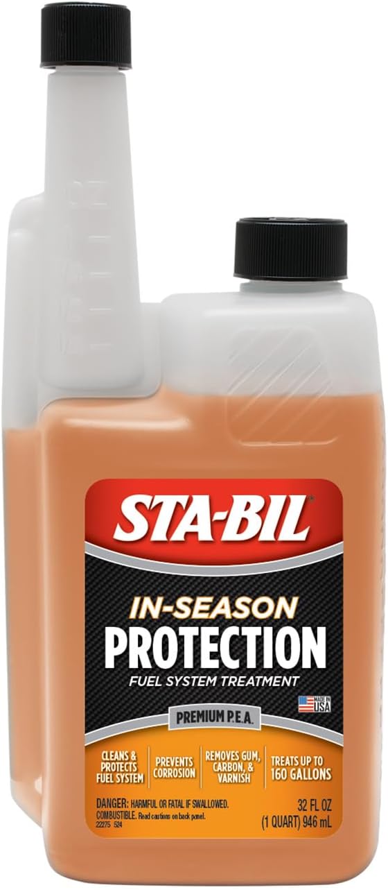 STA-BIL In-Season Protection Fuel System Treatment & Injector Cleaner, 32oz