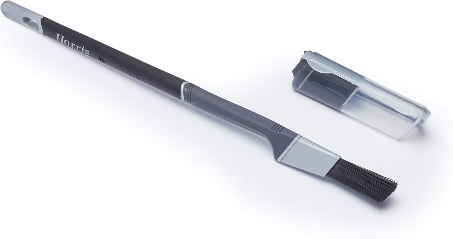 Harris Ultimate Woodwork Gloss No Loss Banister Skirting Board Furniture Trim Triangular Paint Brush, 15mm