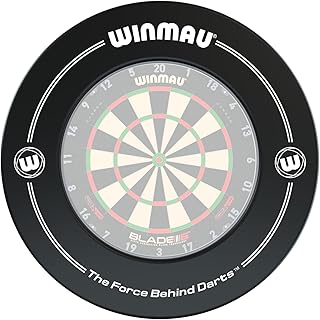 WINMAU Black Printed Dartboard Surround