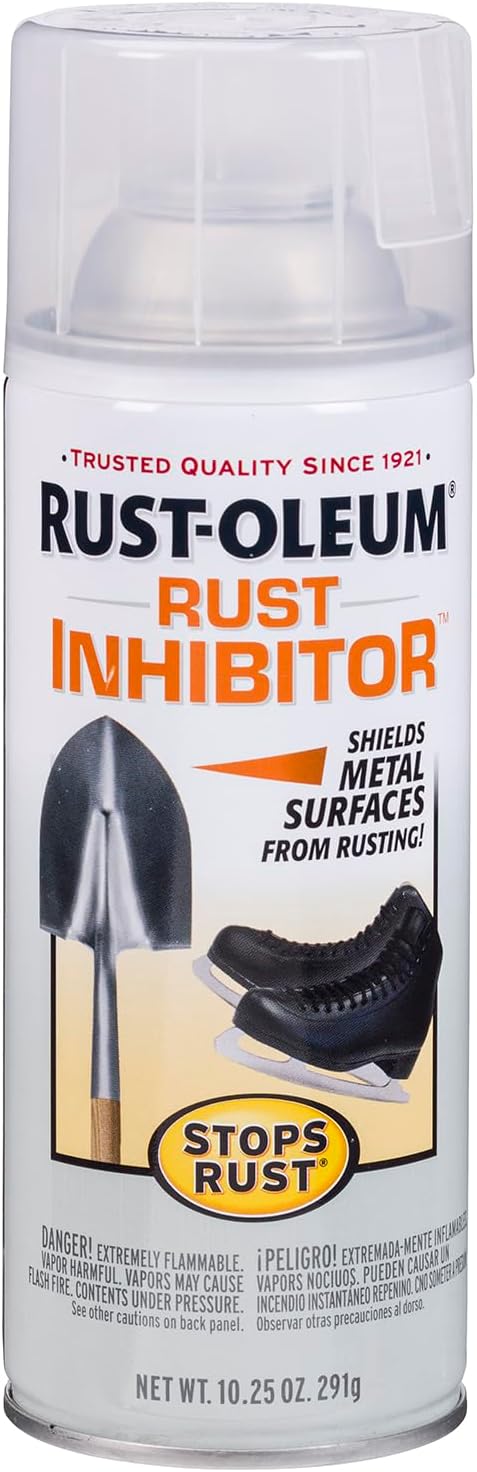 Rust-Oleum 224284 Stops Rust Inhibitor 10.25-Ounce Spray, 10.25 Ounce (Pack of 1), Clear