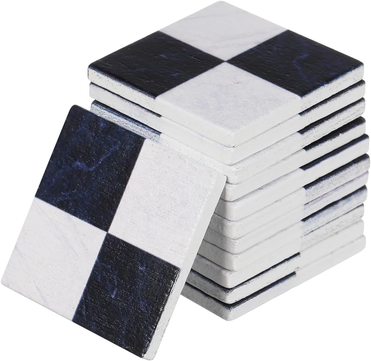 NUOBESTY Dollhouse Flooring, 27pcs 1:12 Scale Miniature Doll house Wood Floor for Kids DIY Mini Floorboards Floor Tiles for Dollhouse Accessories