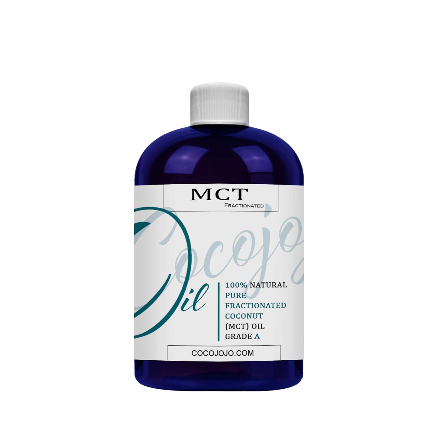 Pure Fractionated Coconut Oil - Pure, Natural, Vegan, Fractionated, C8 C10 From Coconut Fruit, Not Palm - Perfect for Skin, Face, Hair, Nails, DIY, Essential Oils, Cosmetics - (8 oz)