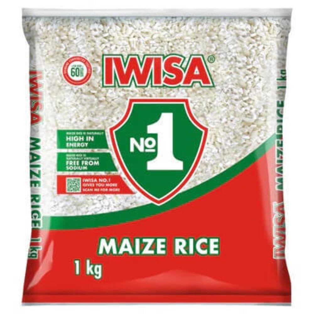 Iwisa Maize Rice 1 kg (Pack of 2)