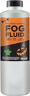 Froggy's Fog Halloween and Party Fog Fluid, High Output Long-Lasting Fog Juice for 400-1500 Watt Water-Based Fog Machines, Great for Pro and Home Haunters, Theatrical Effects, DJs, and More, 1 Quart