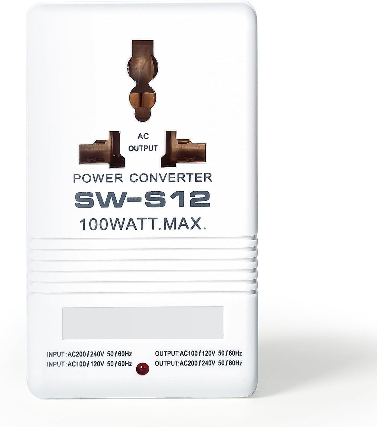 Jadeshay Voltage Converter, Travel Adapter 110V to 240v Converter Voltage Transformer Travel Adaptor for 110V/120V to 220V/240V Conversion for Travel(Approximately 50W)